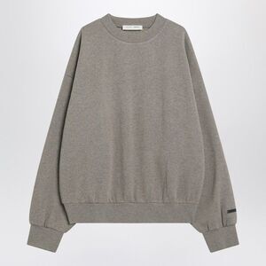 Fear Of God Essentials Men's Grey Brushed Cotton Sweatshirt
